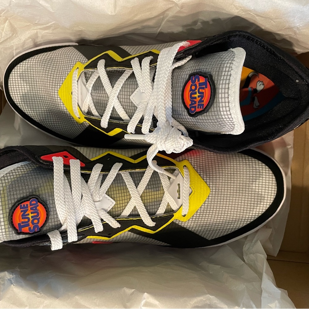 Nike Tune Squad Sneakers - Black, White, Yellow